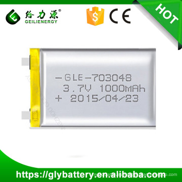 Geilienergy Custom Design Li-po Batería de alta capacidad 3.7V 10000mah Hecho en China